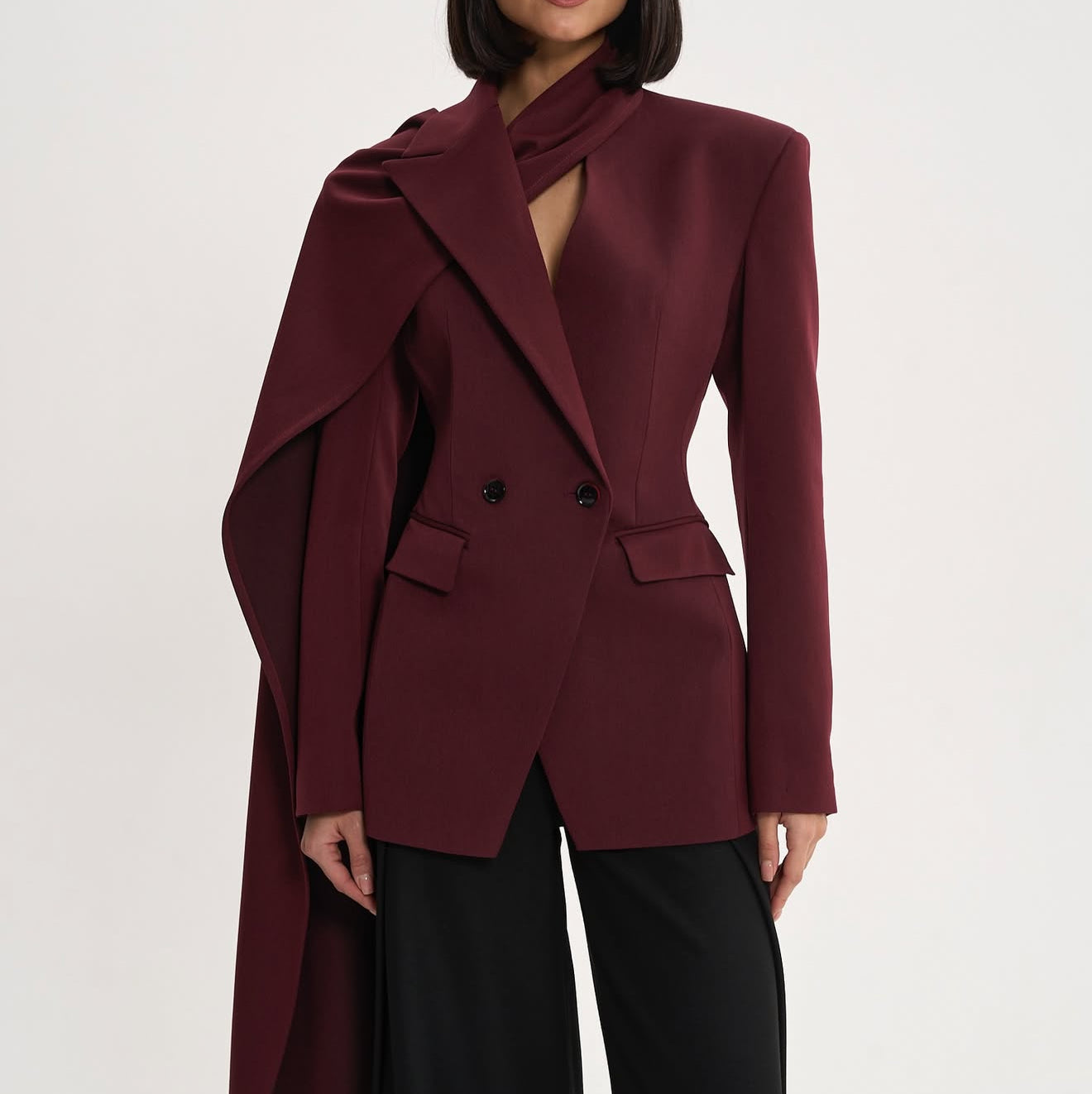 Blazer burgandy