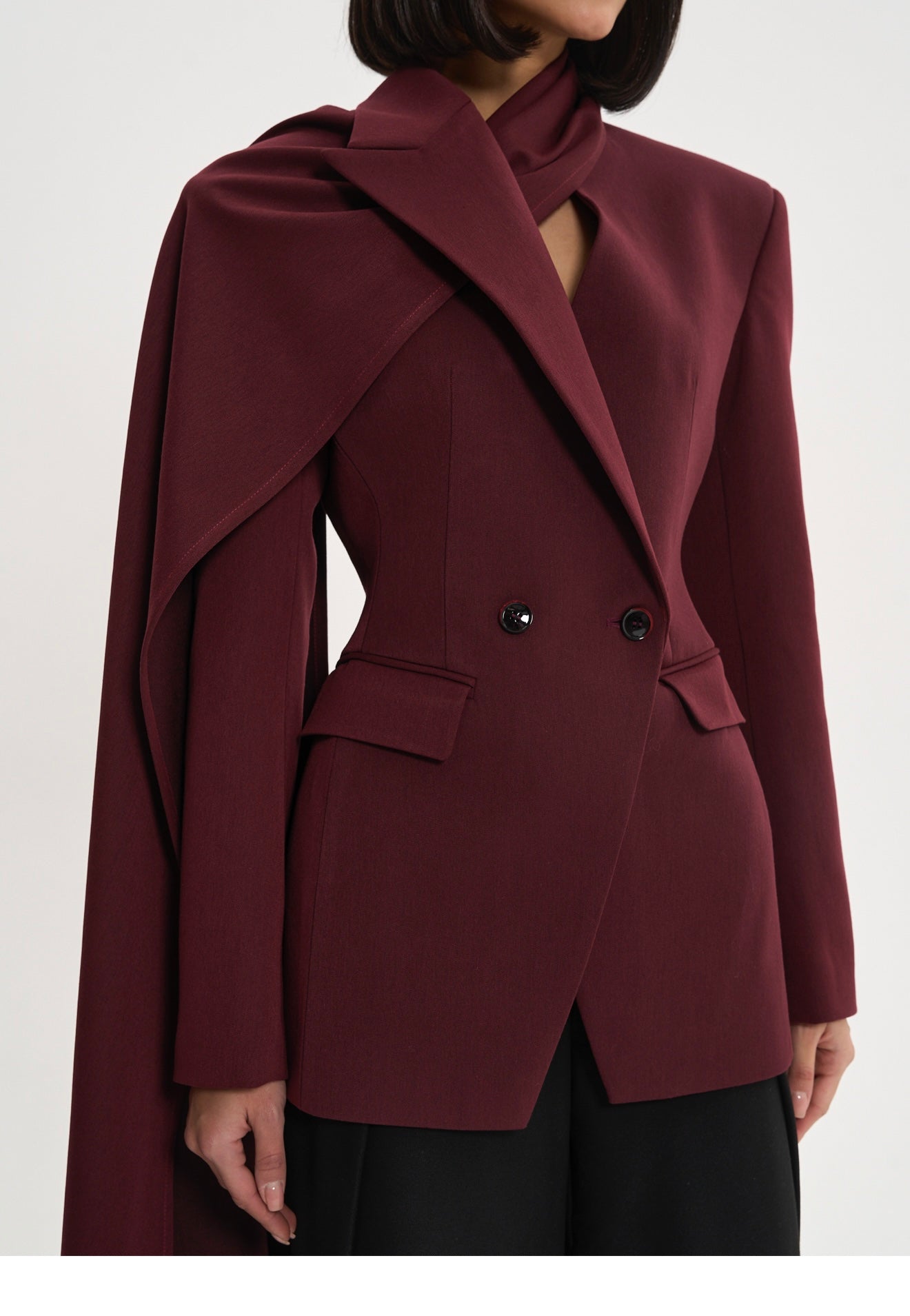 Blazer burgandy