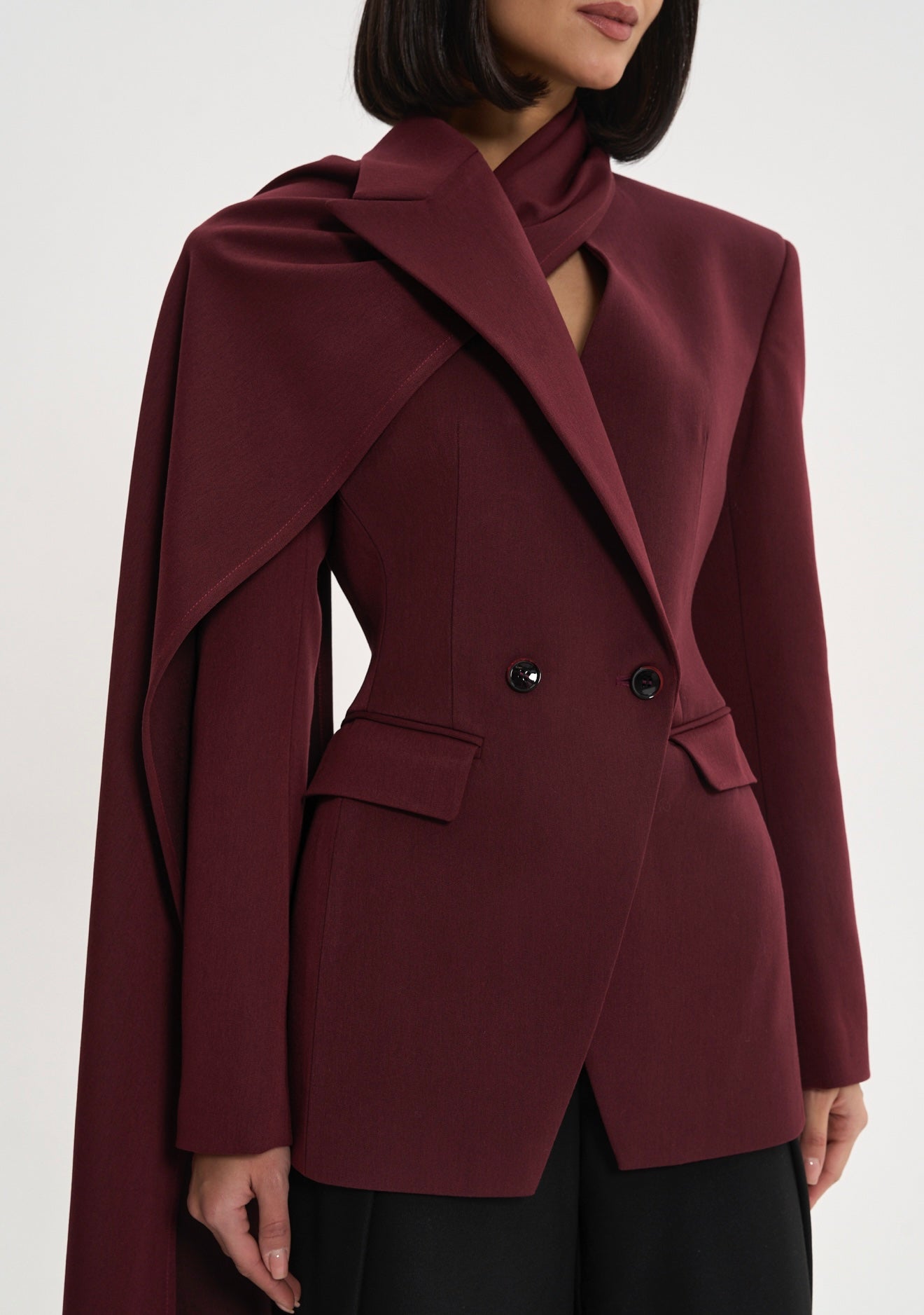 Blazer burgandy